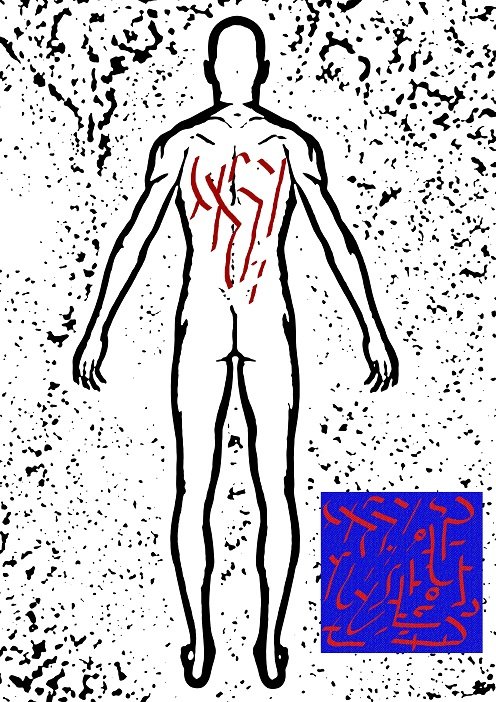 Ud-Taakamiyan symbols performed on the entire body - 1