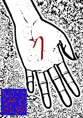 Ud-Akankaiyan symbols performed on the hand - 3