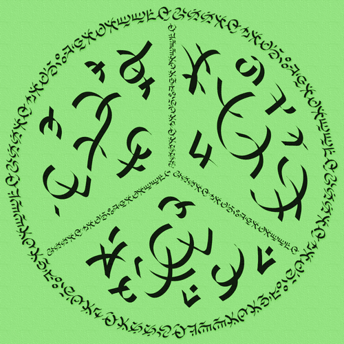 Peyararuvulavian   Energy Vastu Yantra   Canvas